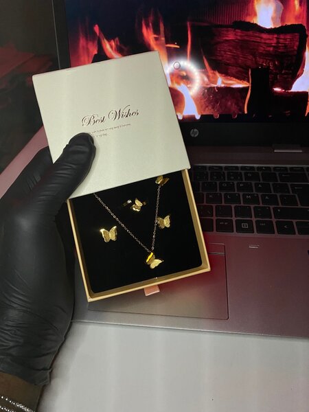 Parure Papillon Éclatant