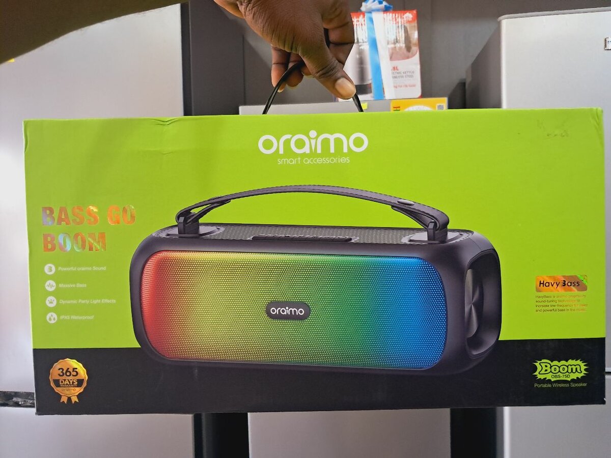 Portable Oraimo Bluetooth speaker