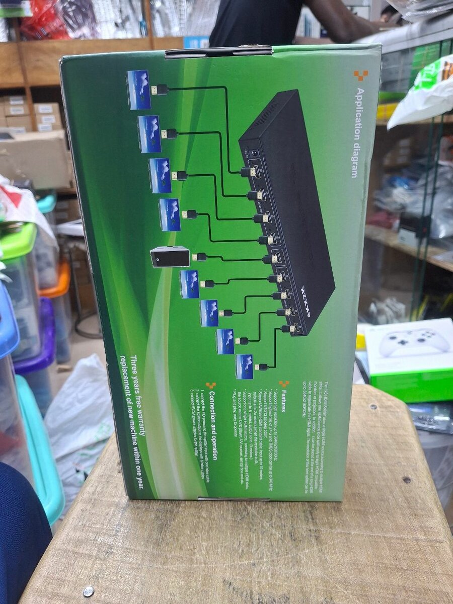 Répéteur HDMI 4K 1x8