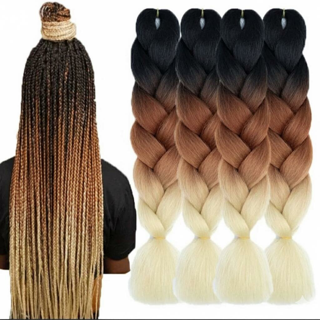 Extensions cheveux ombrés