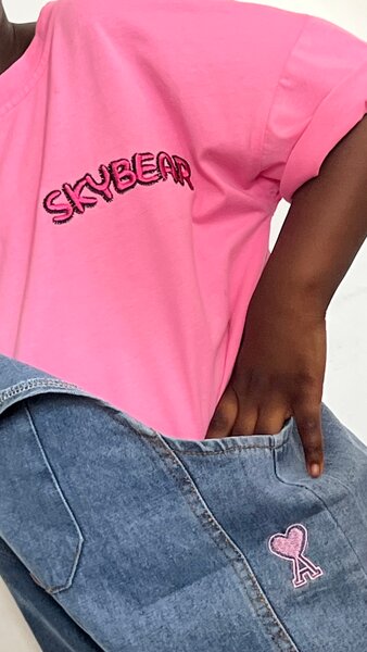 Ensemble Fille Salopette & T-shirt