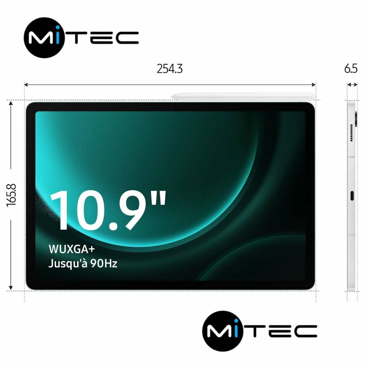 Tablette Samsung Tab S9 Fe 5G - Neuve -  6 GB - 128 GB - 800