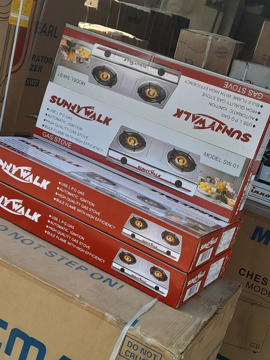 SUNNYWALK 2 BURNER AUTOMATIC GAS STOVE