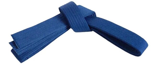 Ceinture de karaté bleue