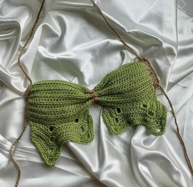 Top papillon en laine