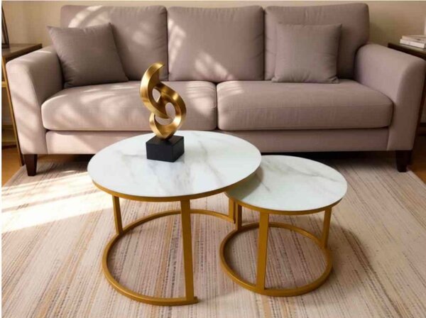 Tables basses modernes en marbre