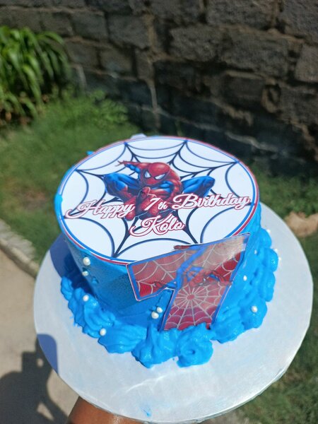 Vanilla, chocolate, red velvet cake