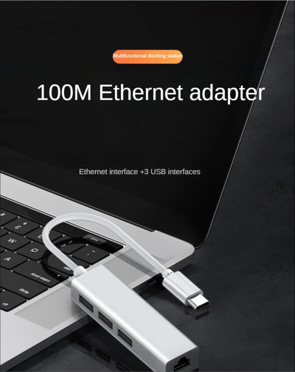 Hub Ethernet USB-C