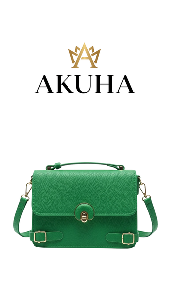 Sac à bandoulière vert élégant