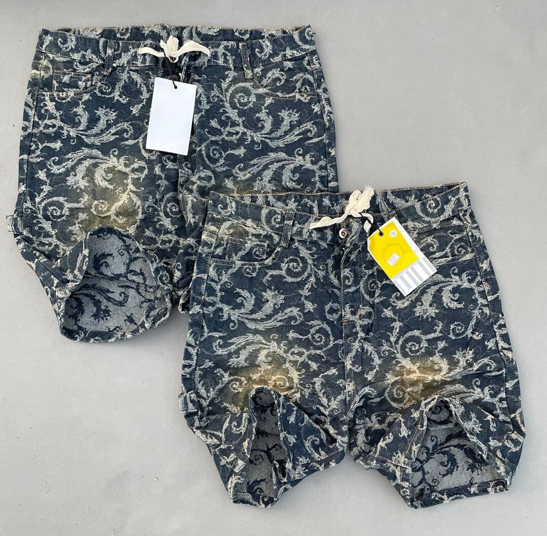 Shorts en jean délavé tendance