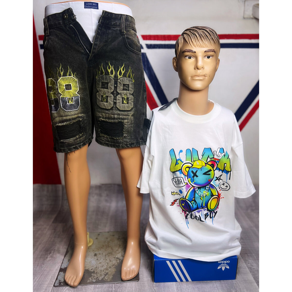 Ensemble T-shirt Graphique et Short