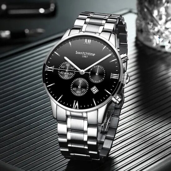 Silver watch
