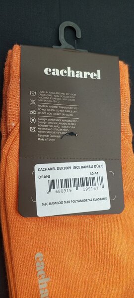 Chaussettes Bamboo Cacharel Orange