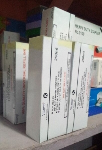 VICAMP K (Large) - BLACK UNIVERSAL REFILL INK