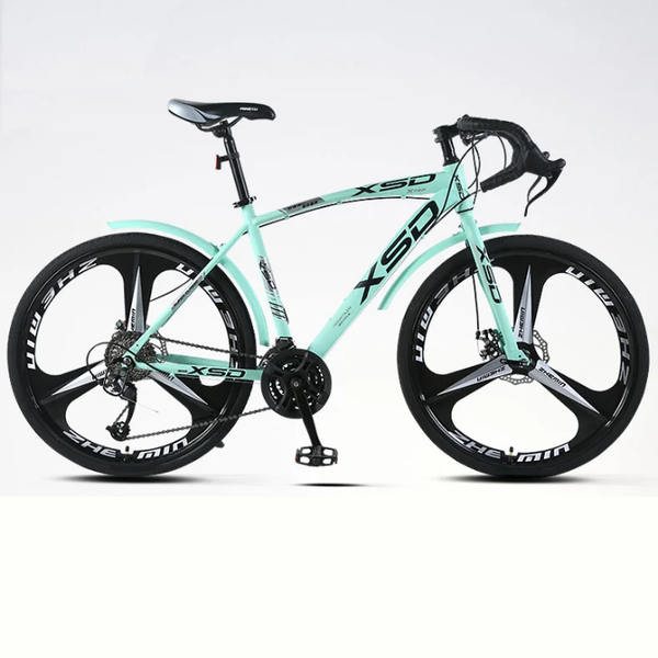 Vélo de route XSD blanc et vert