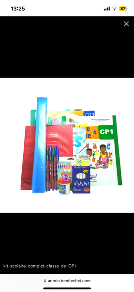 Kit scolaire complet TLe à CP1