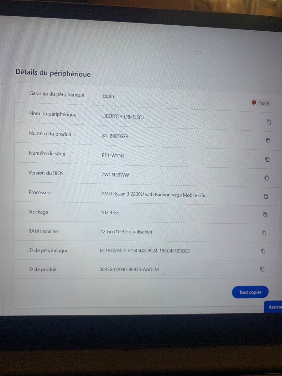 Lenovo Ideapad 330s-15arr