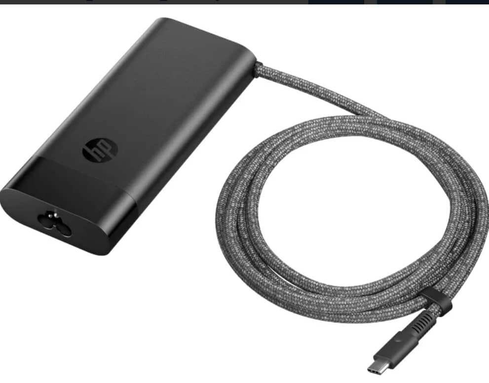 CHARGEUR HP 65W TYPE-C OVAL 5V/9V 3A/12V 5A/15V 4.5/20V 3.25