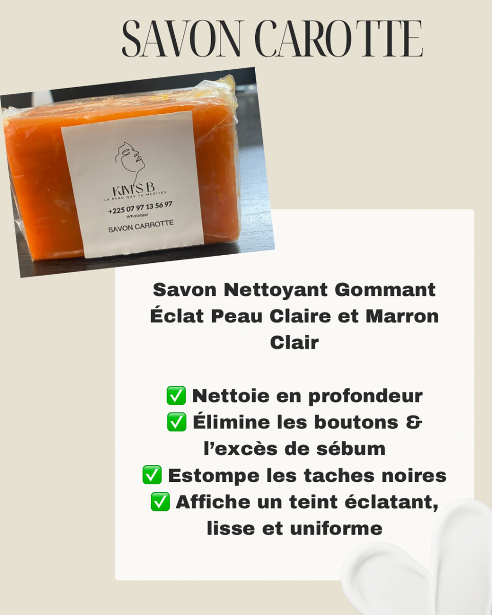 Savon Exfoliant Peau Noire