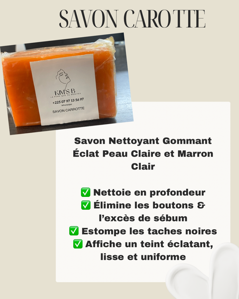 Savon Exfoliant Peau Noire