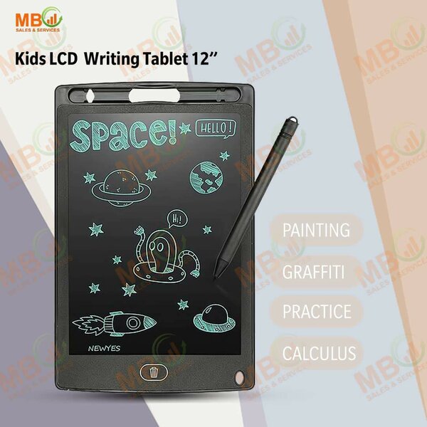 12" LCD Writing Pad/Tablet with Erase Button
