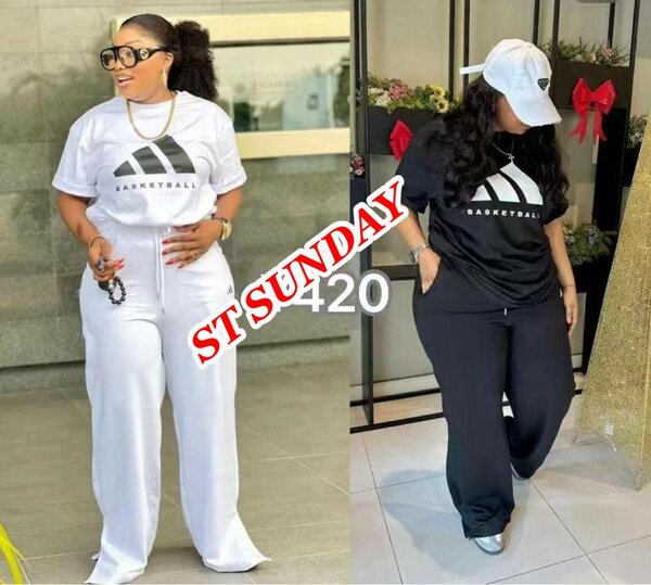 Ensemble dame pantalon et haut