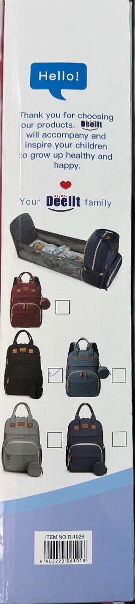 Deellt FOLDING BED MOMMY BAG