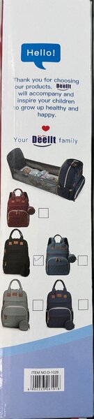 Deellt FOLDING BED MOMMY BAG