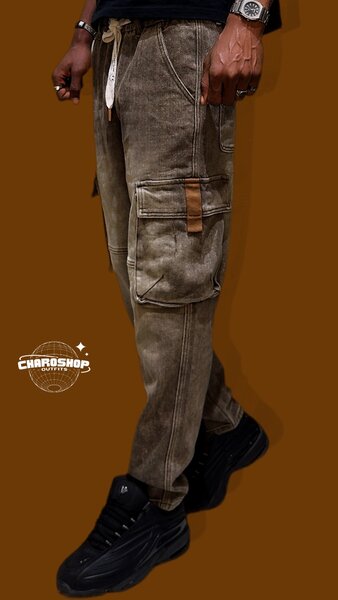 Pantalon cargo décontracté homme