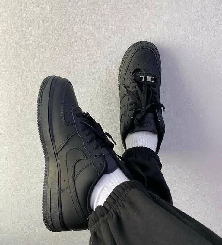 Baskets noires Air Force 1