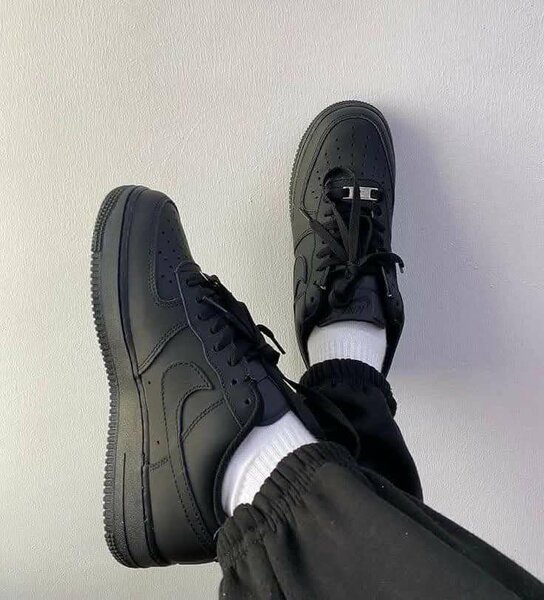 Baskets noires Air Force 1