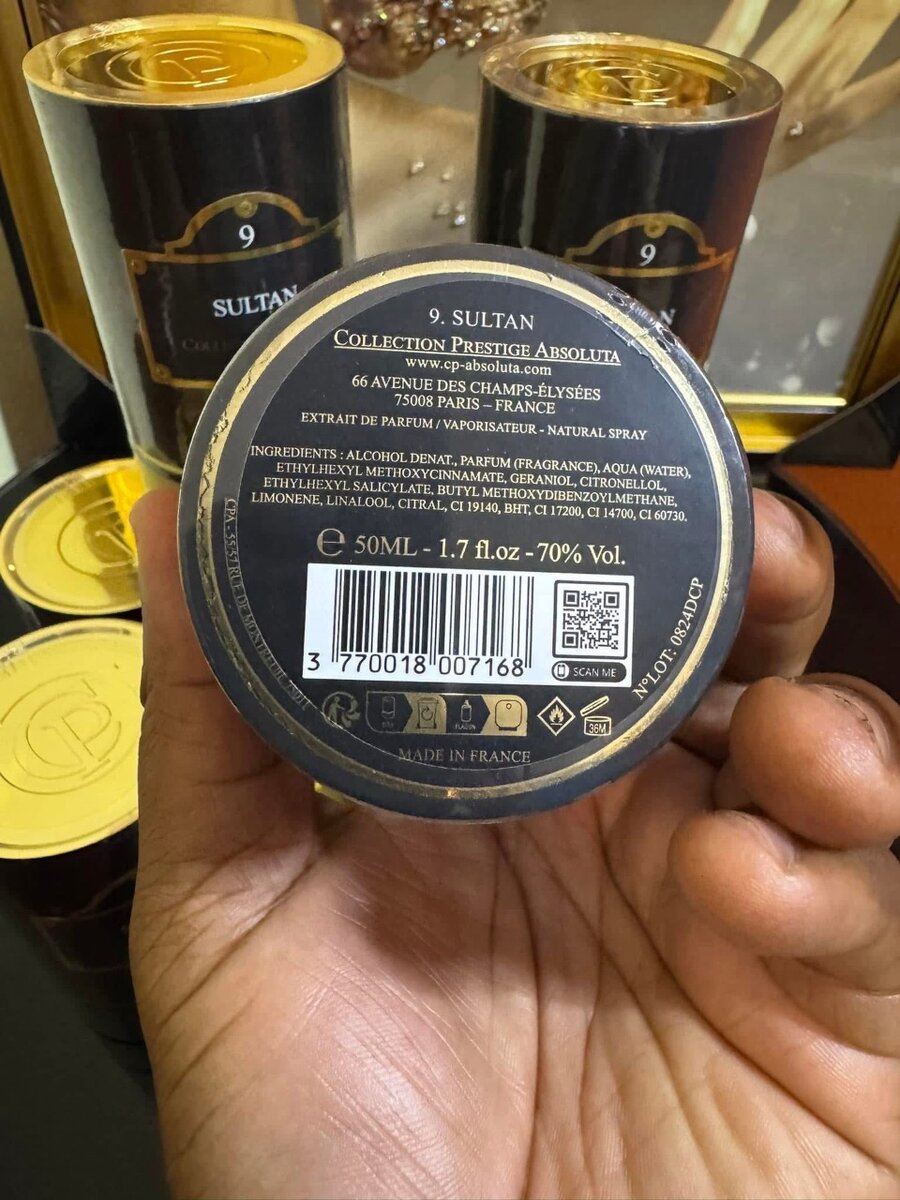 Extrait de parfum Sultan N°9