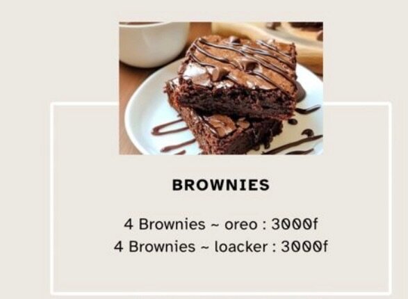 Brownies Gourmands Chocolat