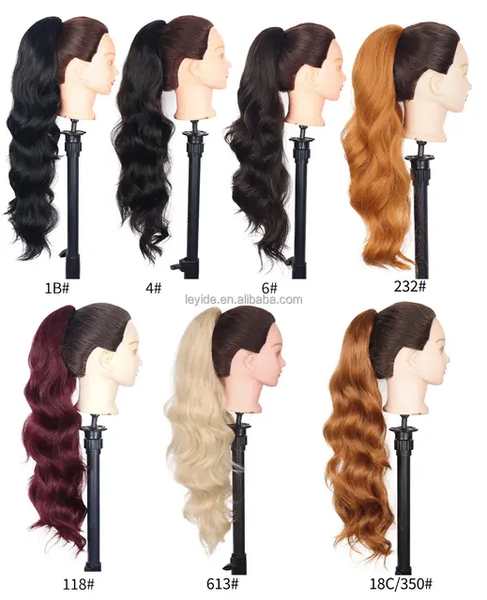 Perruque ondulée longue élégante