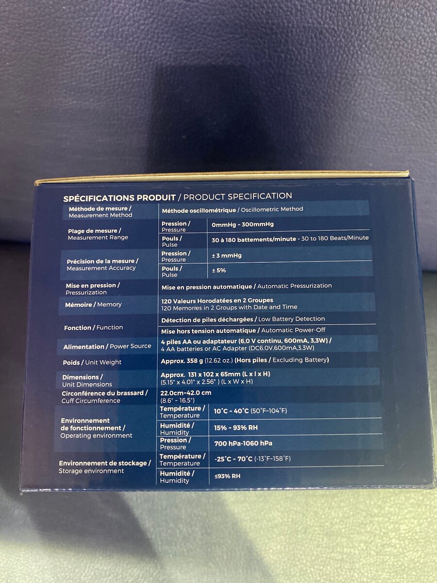 Tensiomètre électronique spengler