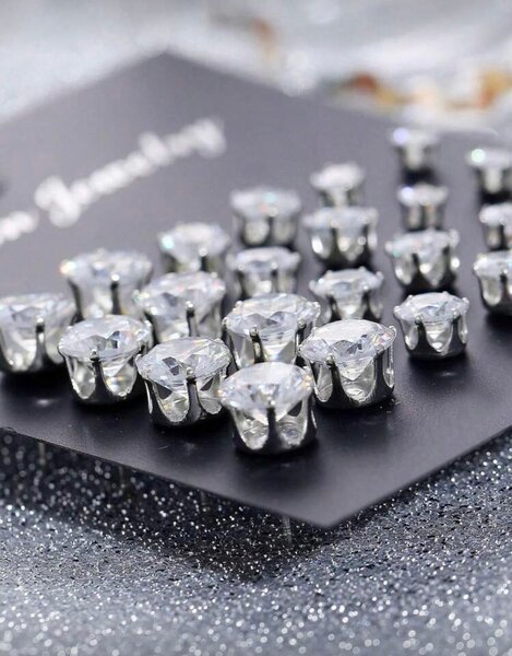 Boucles d'oreilles strass élégantes