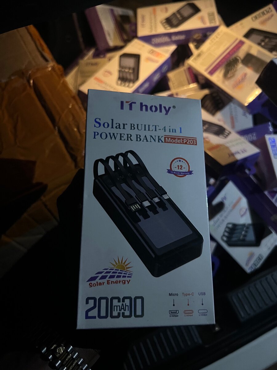Solar power banks no need of power to charge them