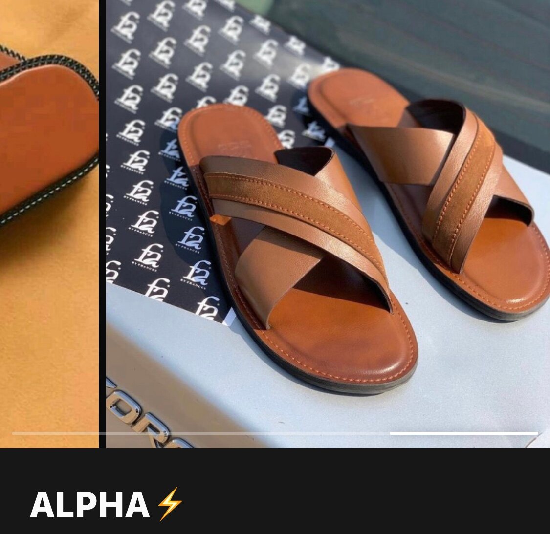 Sandales en cuir élégantes