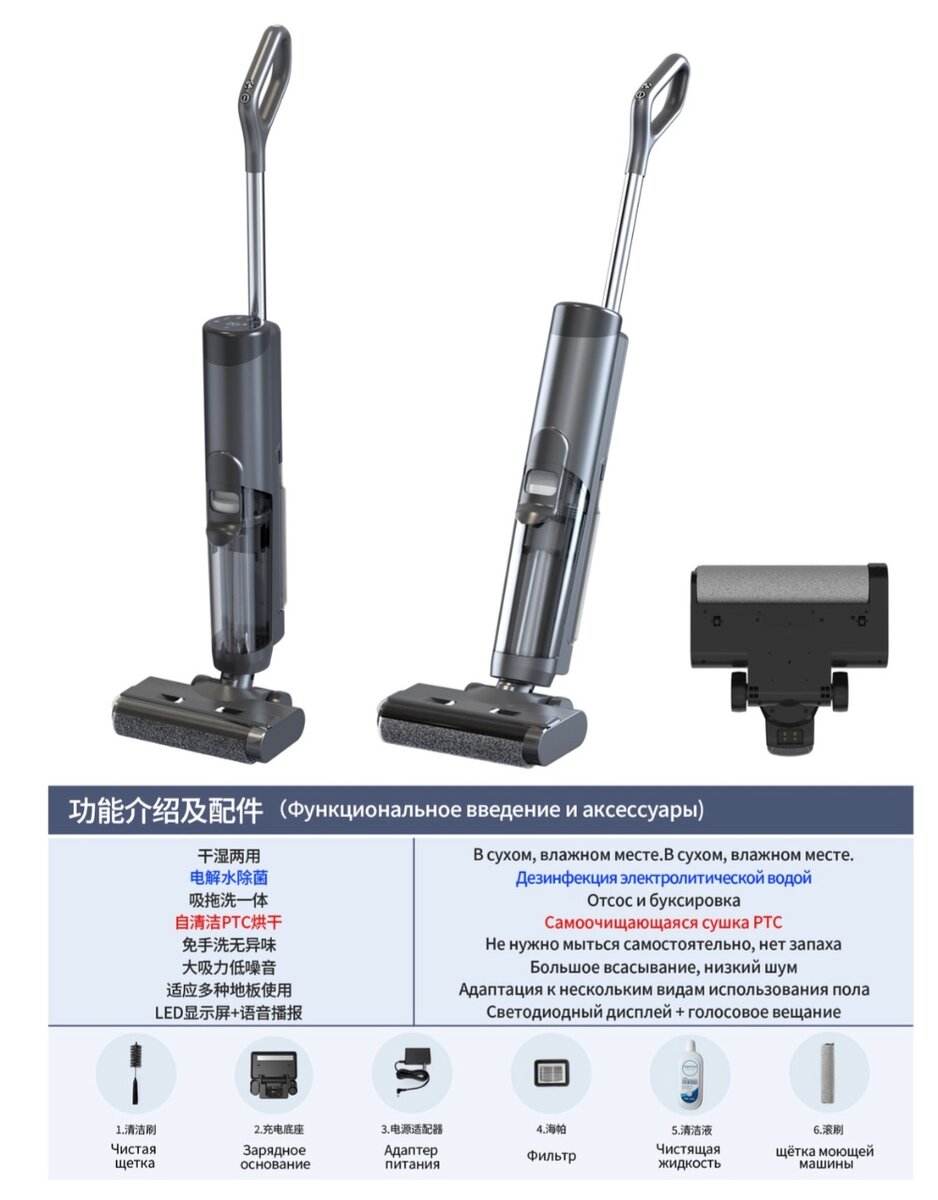 Моющий пылесос 2в 1