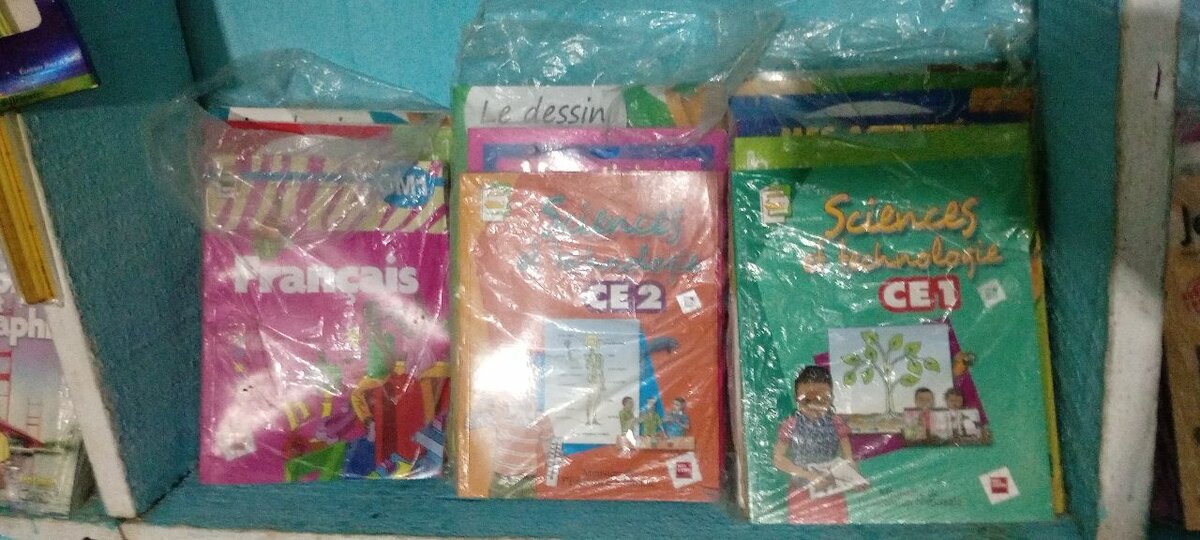 Vente de fournitures scolaires