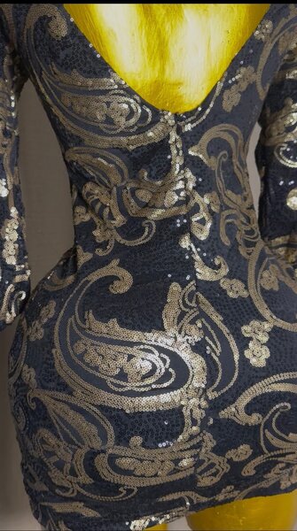 Robe à paillettes élégante