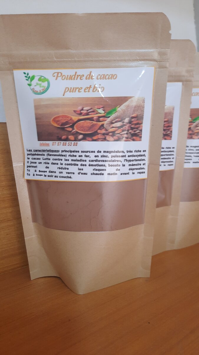Poudre de cacao bio pure 200g