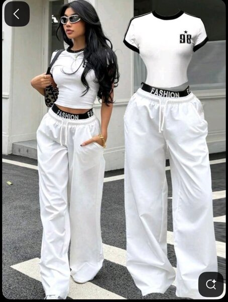 Ensemble Chic Casual Blanc