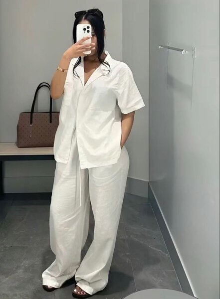 Pantalon tissu