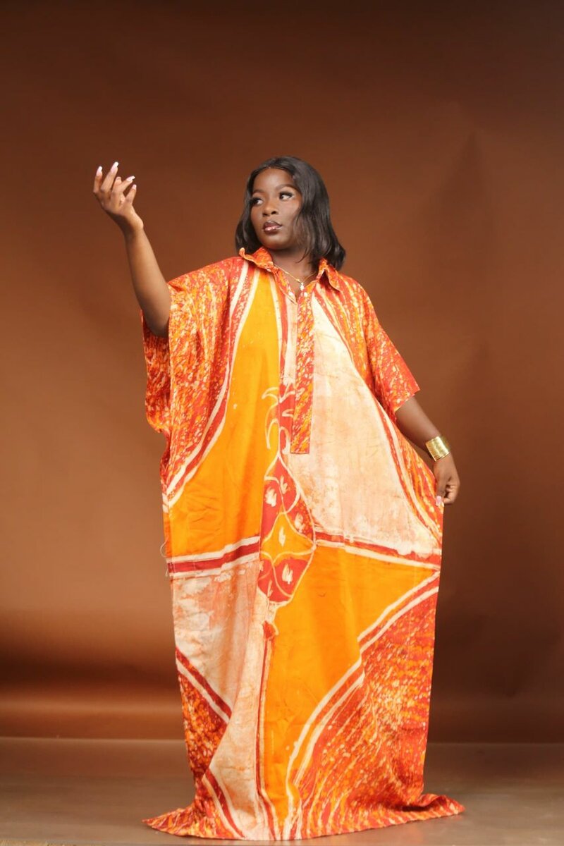 Robe Caftan Ethnique Élégant