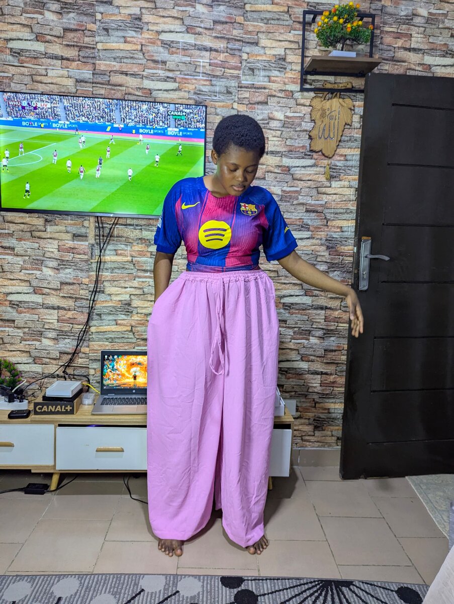 Pantalons larges colorés décontractés