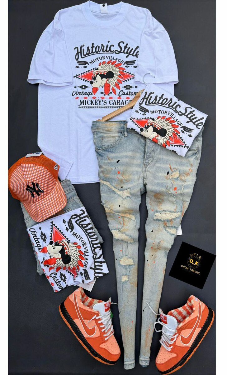 Compte tee Shirt et jean