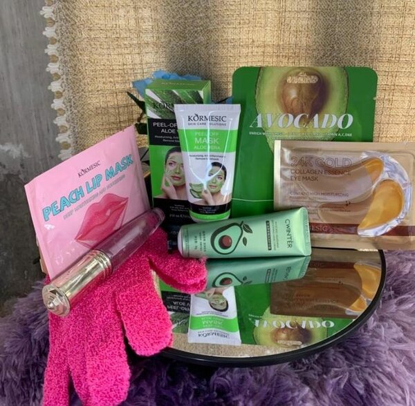 Ensemble de masques visage beauté