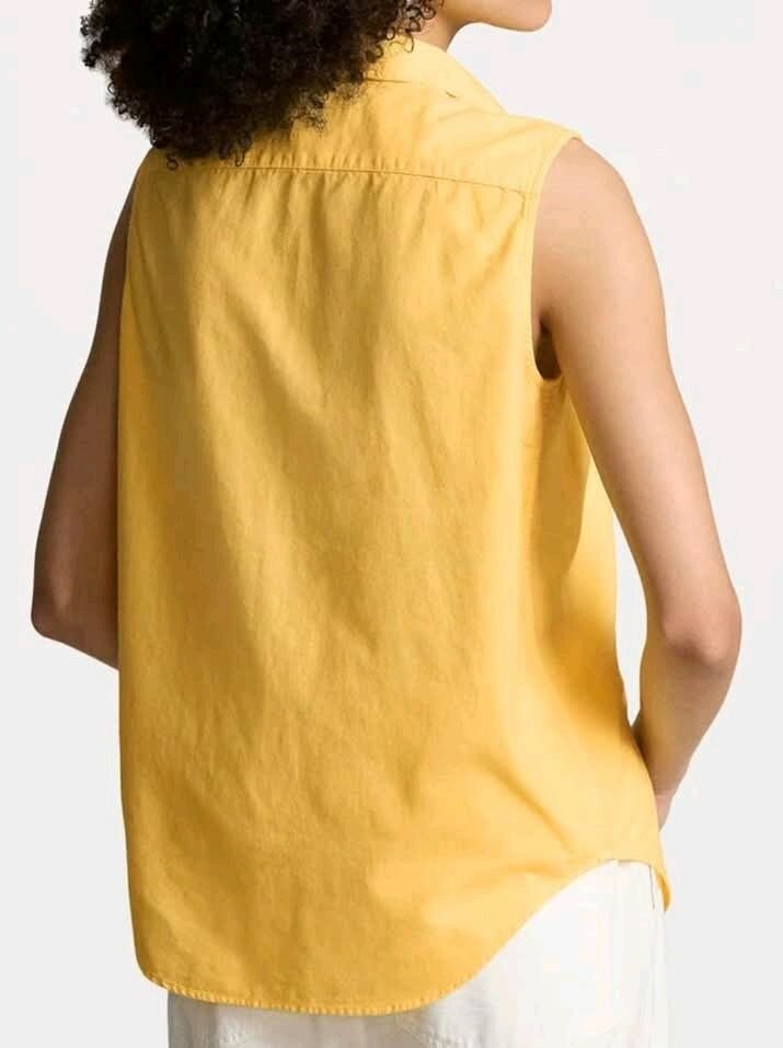 Chemisier sans manches jaune