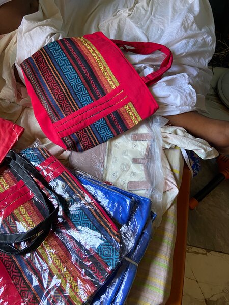 Sac cabas ethnique coloré